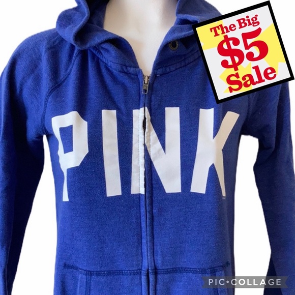 PINK Victoria's Secret Tops - 🛍$5 CLEARANCE Pink Victoria’s Secret Hoodie 3/$15